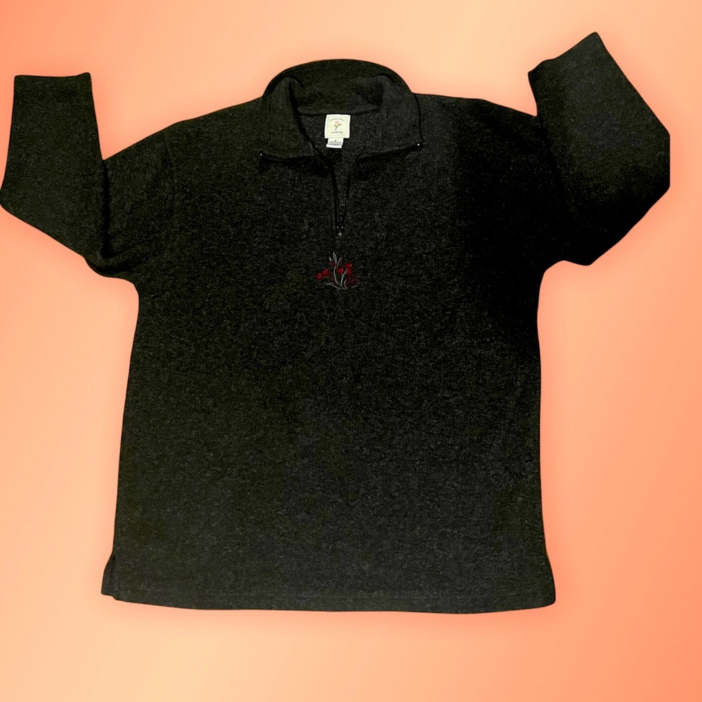 VICTORIA SECRET  COUNTRY 1/2 ZIP PULLOVER  SWEATER